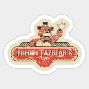 Freddy Fazbear's Vintage Artwork Sticker